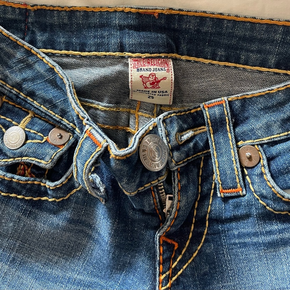 Vintage, true, religion, western style boot cut